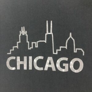 Mercedes Benz USA‎ Collection Chicago Skyline Graphic Black T Shirt Mens L